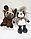 Мягкая игрушка собачка в костюме, в ассортименте, рост 27-33 см, фото 3