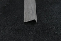 Уголок алюминиевый 20х10 ясень серый 2,7м, фото 1