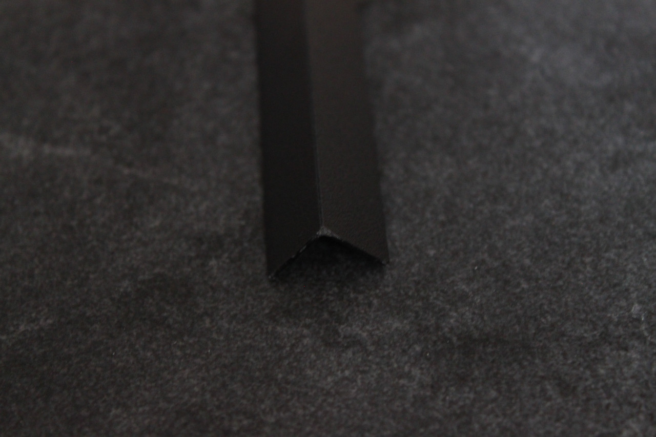 Уголок алюминиевый 10х10 черный 2,7м, фото 1