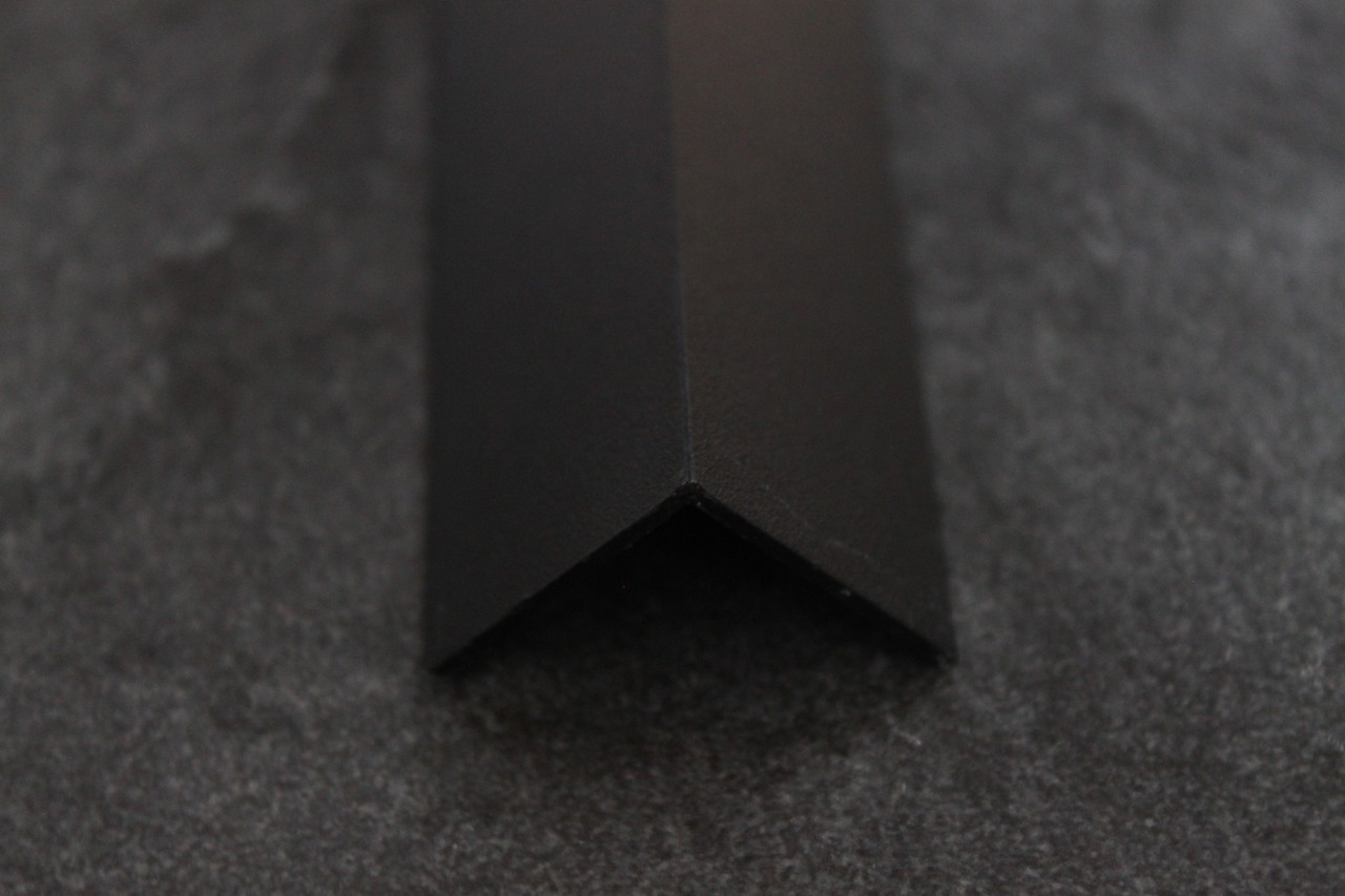 Уголок алюминиевый 40х40 черный 2,7м, фото 1