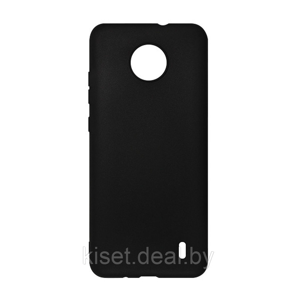 Силиконовый чехол KST MC для Nokia C10 / C20 черный матовый - фото 1 - id-p179574870