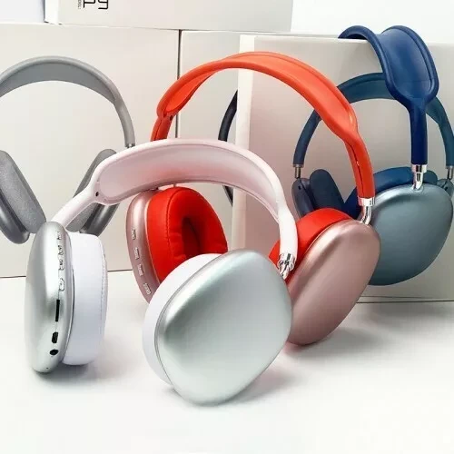 Беспроводные наушники P9 Macaron Headphones (Серебро) - фото 2 - id-p179576651