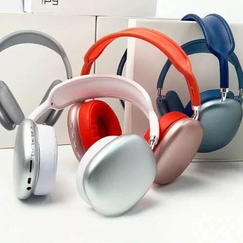 Беспроводные наушники P9 Macaron Headphones (Красный) - фото 2 - id-p179576653