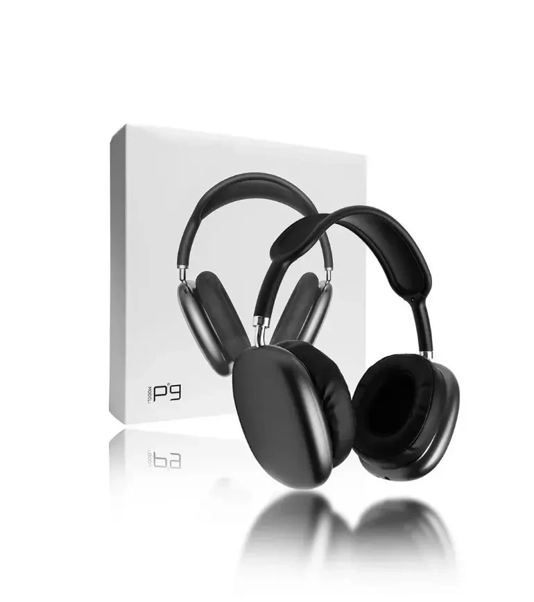 Беспроводные наушники P9 Macaron Headphones (Чёрный) - фото 1 - id-p179576655
