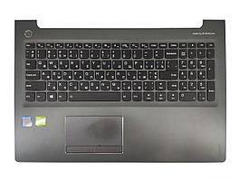 Верхняя часть корпуса (Palmrest) Lenovo IdeaPad 310-15 с клавиатурой, с подсветкой и тачпадом, темно-серый, RU