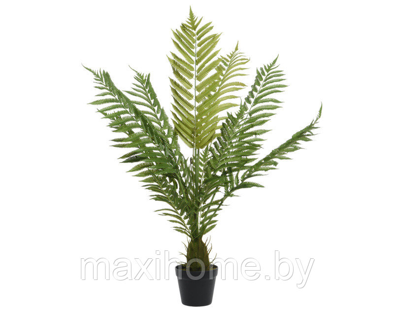Искусственное растение в горшке, пластик, 95х70 см цвет зеленый