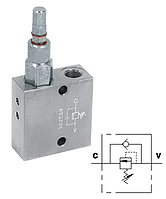 Клапан последовательный прямого действия VS2C 3/4