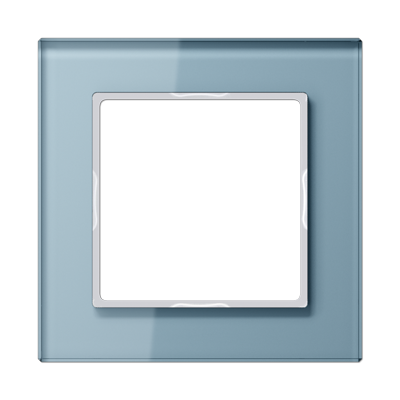 Jung A creation - Рамка 1 пост (стекло серо-голубое) - фото 1 - id-p179603867
