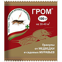 Гром 100 г Средство от садовых муравьев и медведки Россия