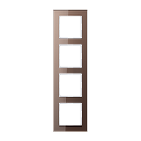 Jung A creation - Рамка 4 поста (стекло мокко)