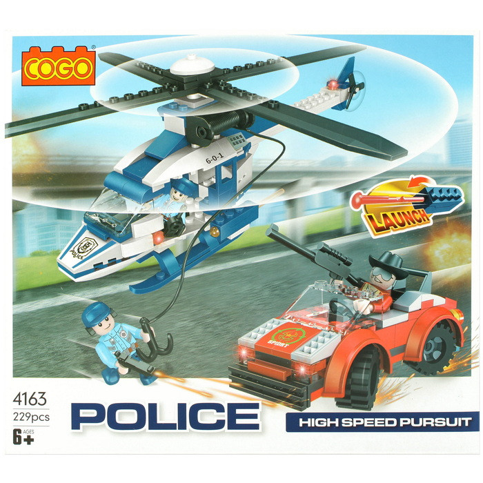 Конструктор 3 в1 Police 4163.Игрушка