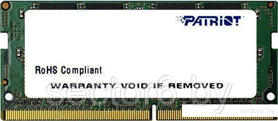 Оперативная память Patriot Signature Line 4GB DDR4 SODIMM PC4-19200 PSD44G240041S, фото 2