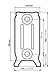 Радиатор чугунный Радимакс Bristol 300 [1 секция], фото 2