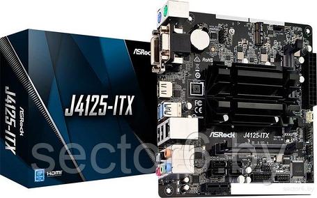 Материнская плата ASRock J4125-ITX, фото 2
