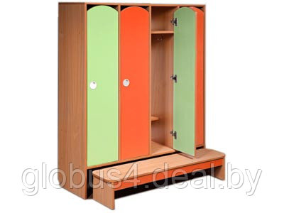 Комплект мебели для детского гардероба ДГСк-01 четырехместный