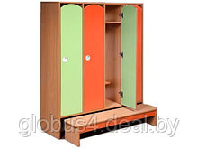 Комплект мебели для детского гардероба ДГСк-01 четырехместный