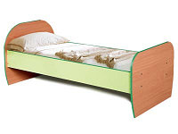 Кровать детская КРОД-01 цветная с матрацем