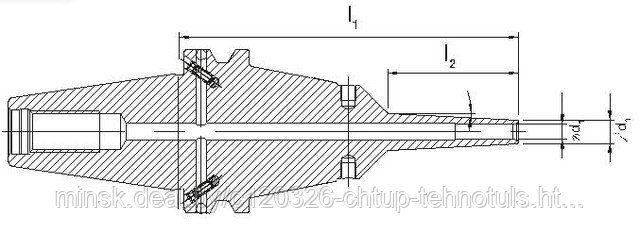 МИНИПАТРОН С ТЕРМОЗАЖИМОМ СЕРИЯ POWER JIS B 6339, HAIMER, ZG130, Форма AD/B, тонко сбаланс. G2,5 25.000 мин-1 - фото 2 - id-p22604955