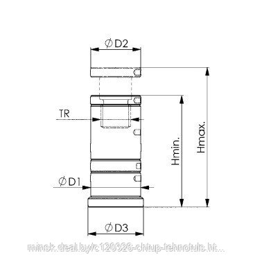 Алюминиевый винтовой домкрат с защитой от стружек № 6406 - фото 2 - id-p22605218