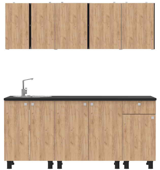 Кухня КГ1 1800 (2 варианта цвета) фабрика SV-мебель (ТМ Просто хорошая мебель) - фото 1 - id-p179620942