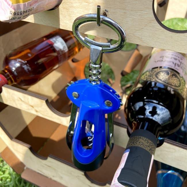 Мини-бар бочка на 14 бутылок «ЭСТЕТ» со штопором в комплекте - фото 6 - id-p179621228