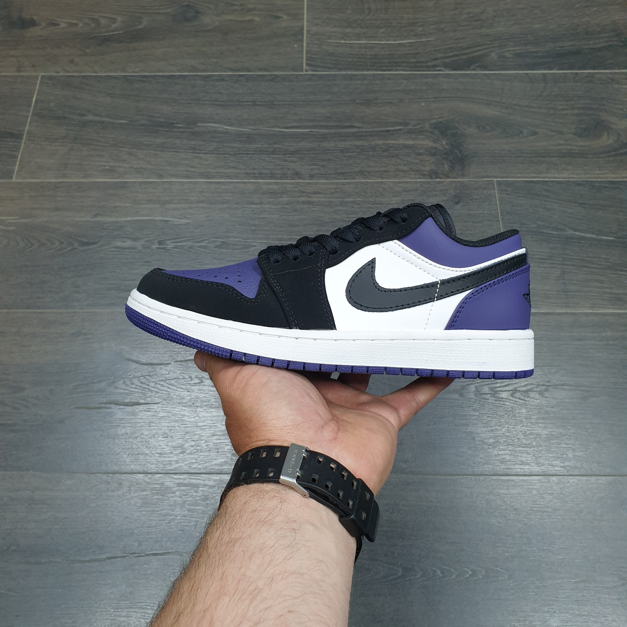 Кроссовки Air Jordan 1 Low Purple Black