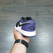 Кроссовки Air Jordan 1 Low Purple Black, фото 4