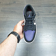 Кроссовки Air Jordan 1 Low Purple Black, фото 3