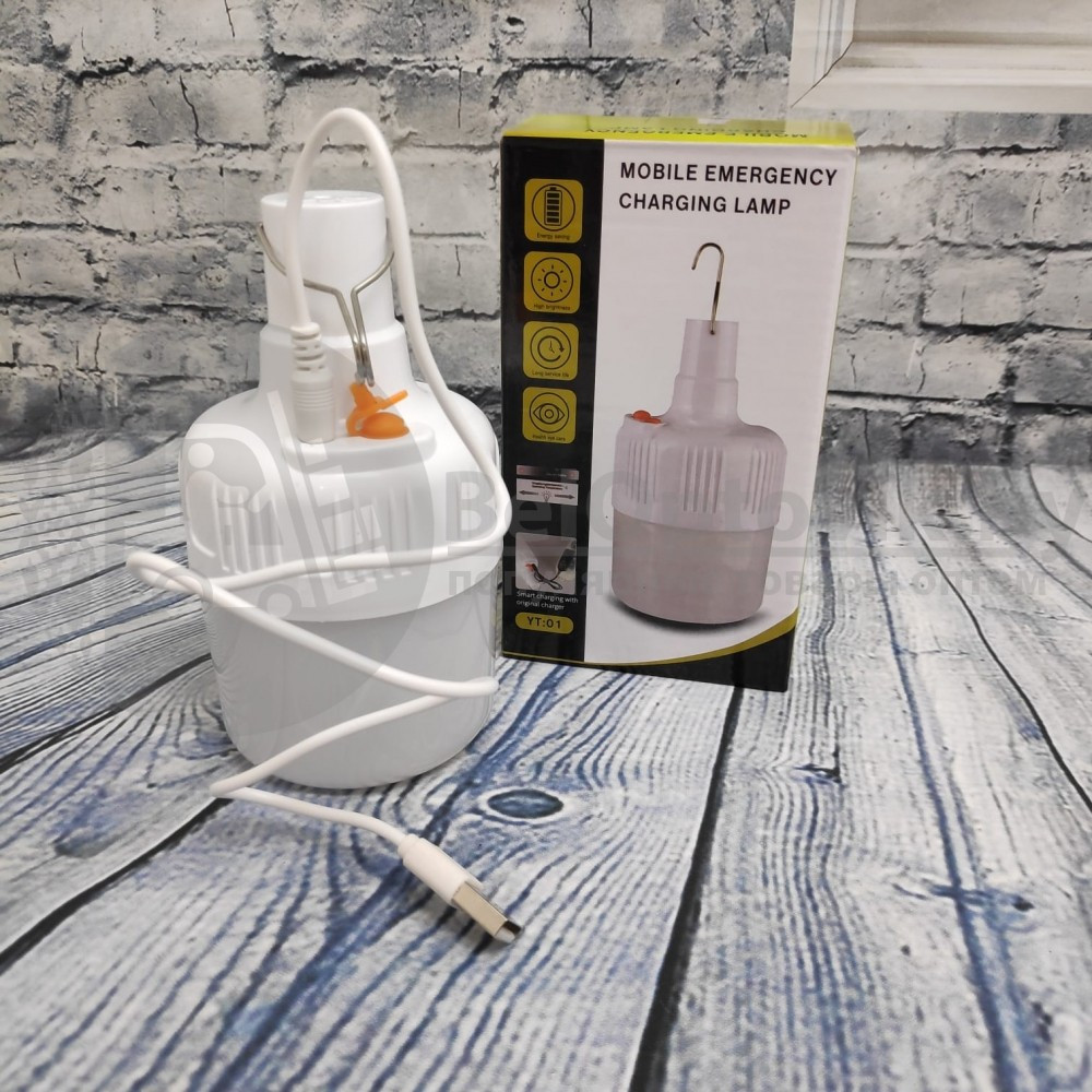 Фонарь-лампа для кемпинга портативная YT-01 питание USB, 4 режима - фото 3 - id-p179626102