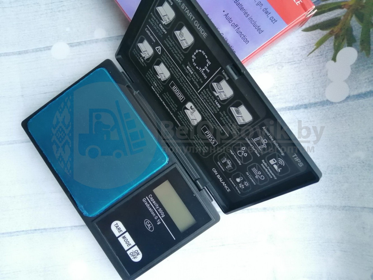 Сверх точные весы SVAN POCKET SCALE (точность измерения 0,1 g.) до 500 g. - фото 2 - id-p179628122