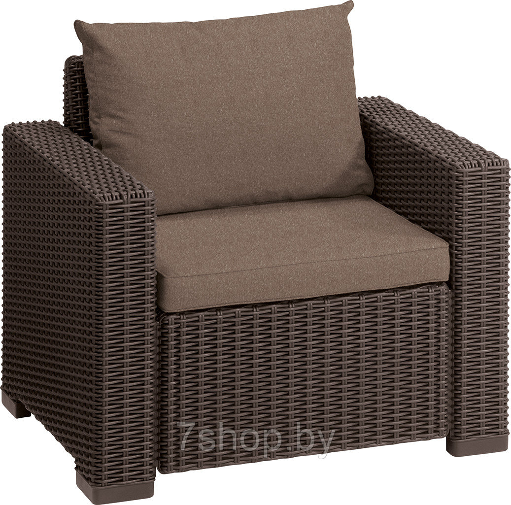 Комплект садовых кресел Калифорния (California chair) коричневый - фото 2 - id-p179631379