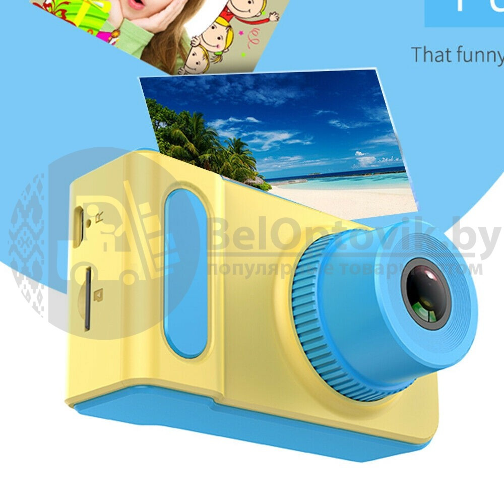 Детский фотоаппарат Kids Camera Summer Vacation Розовый - фото 4 - id-p179629139