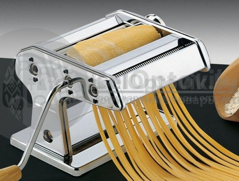 Машинка тестораскаточная Pasta Maker Deluxe для приготовления пасты (лапши) 150мм - фото 2 - id-p179628144