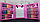 Набор для рисования (творчества) в чемоданчике The Best Gift For Kids с мольбертом, 176 предметов Розовый, фото 5