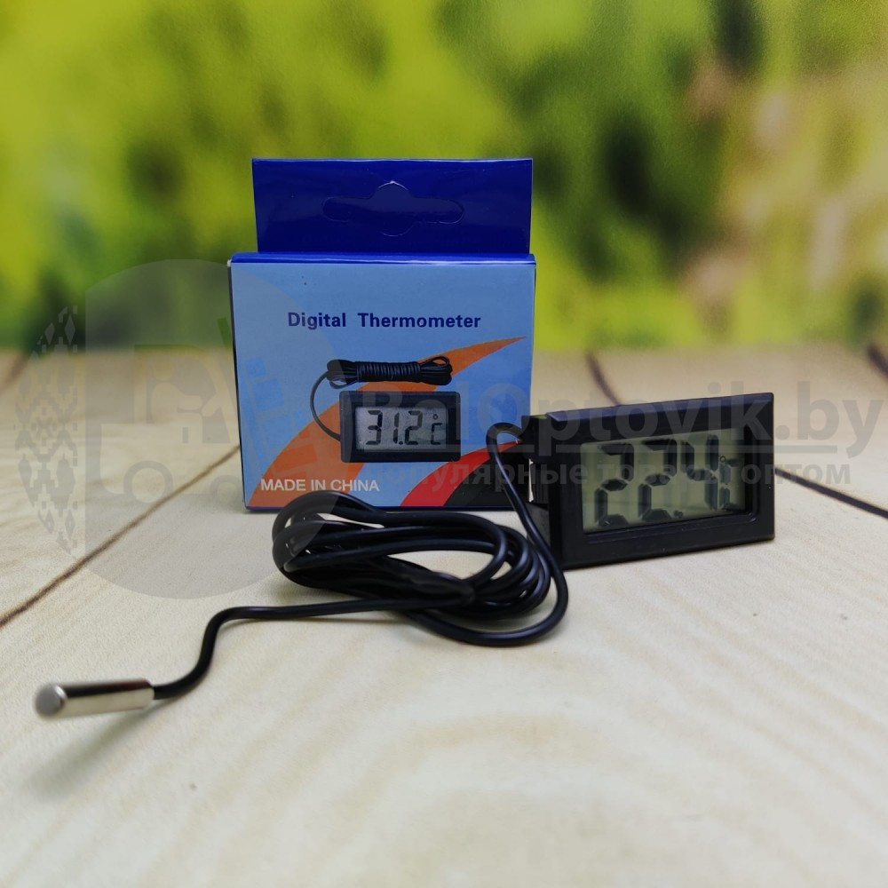 Цифровой электронный термометр с выносным датчиком - фото 2 - id-p179630154