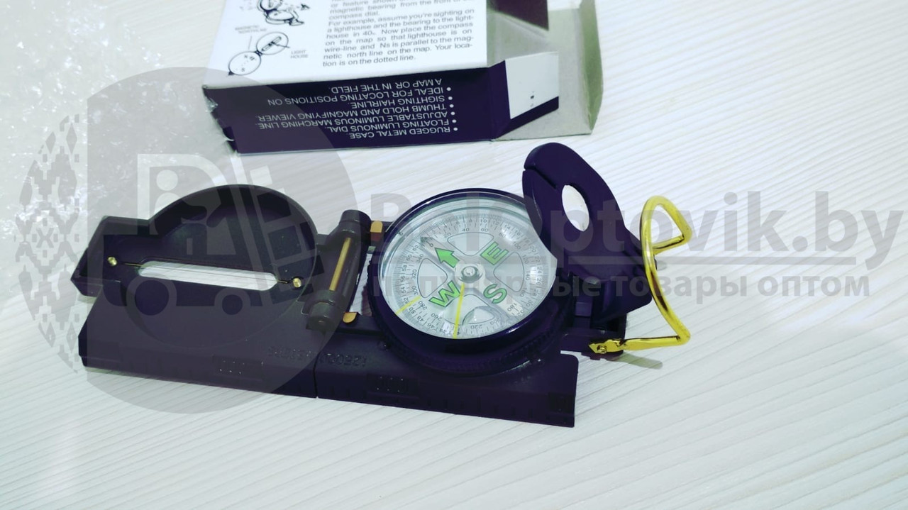Компас туристический Marching Lensatic Compas Зеленый - фото 6 - id-p179630165