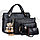 Комплект сумочек Fashion Bag под кожу питона 6в1 Бежевый, фото 3