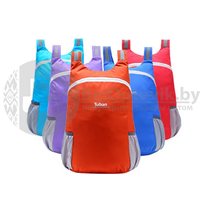 Складной компактный рюкзак Tuban (ХИТ СЕЗОНА) Фиолетовый - фото 7 - id-p179629198