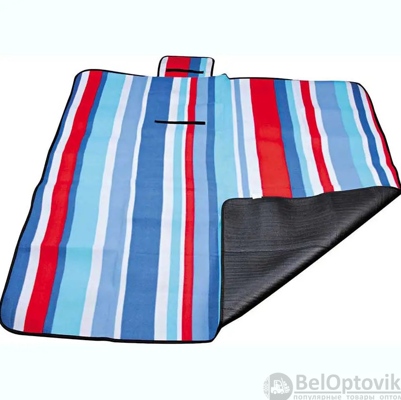 Пляжный складной коврик плед МИКС, 130х150 см с непромокаемым дном - фото 2 - id-p179623122