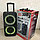 Профессиональная акустическая система ELtronic Dance box 300 (Два динамика по 10 дюймов, FM-радио, караоке,, фото 8
