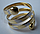 Медное магнитное кольцо для похудения с покрытием из родия, фото 8