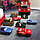 Грузовик - трейлер Lightning McQueen 95 (Молния Маккуин 95)  8 машинок в парковке - чемоданчике  запасной, фото 5