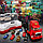 Грузовик - трейлер Lightning McQueen 95 (Молния Маккуин 95)  8 машинок в парковке - чемоданчике  запасной, фото 6