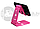 Подставка складная  держатель Folding Bracket для мобильного телефона, планшета L-301 Розовый, фото 3