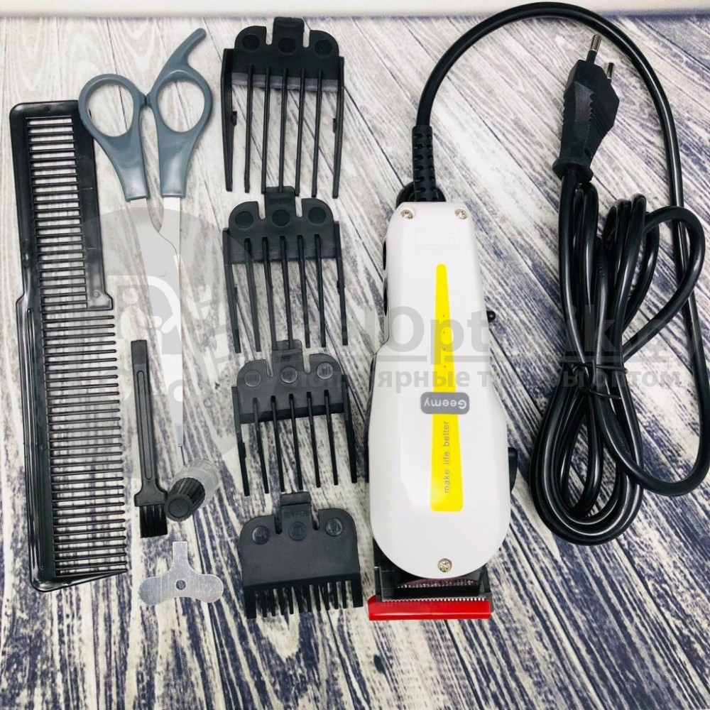 Профессиональная машинка для стрижки волос Geemy GM-1017 сетевая - фото 7 - id-p179625240