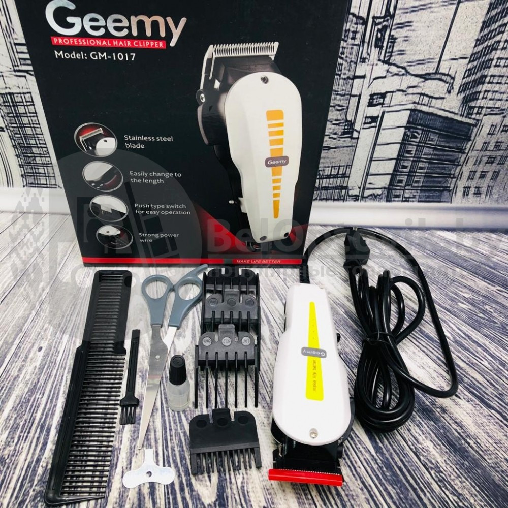 Профессиональная машинка для стрижки волос Geemy GM-1017 сетевая - фото 9 - id-p179625240