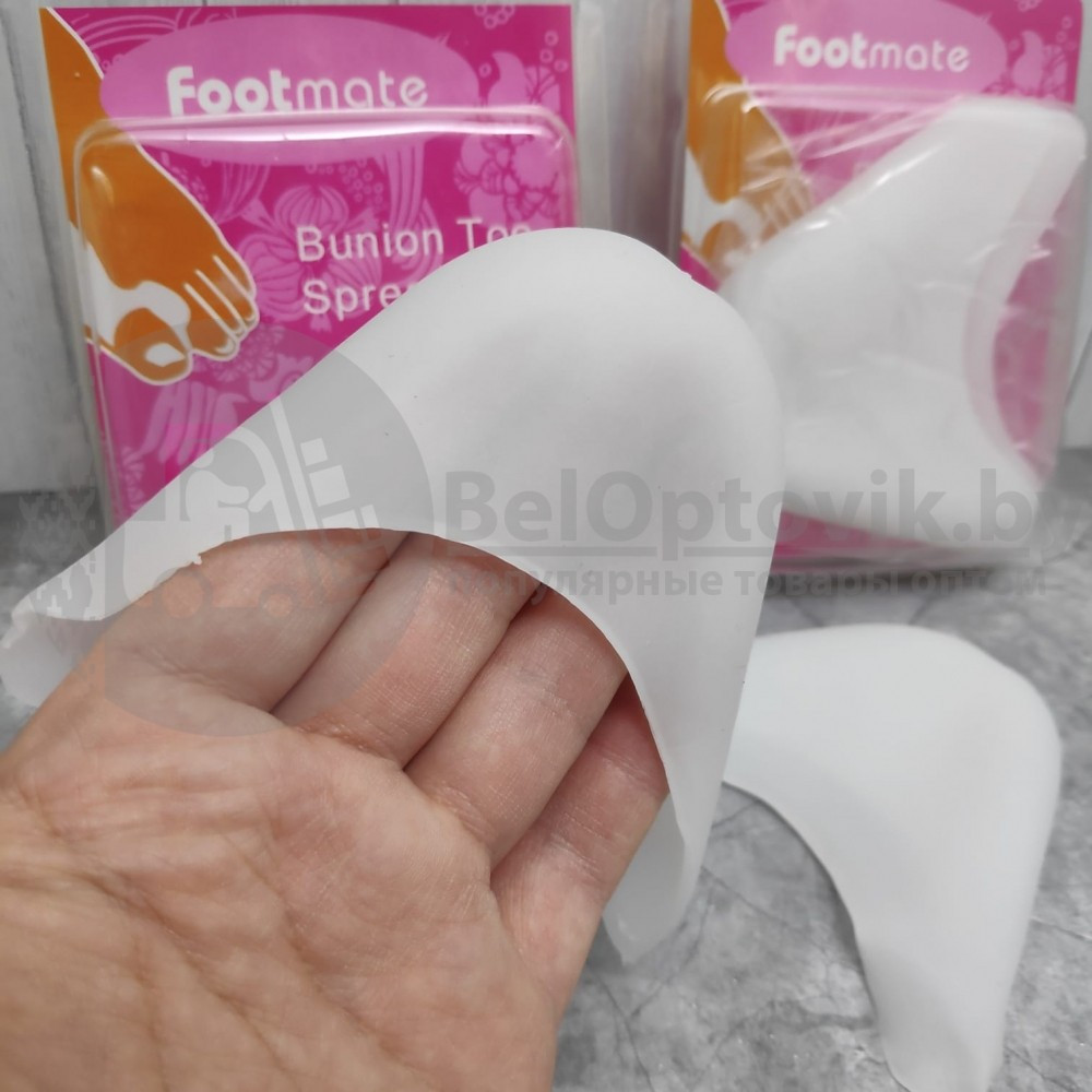 Гелевые ортопедические (силиконовые) накладки для пальцев ног (на мысок) Footmate. Вкладыши в пуанты - фото 7 - id-p179626252