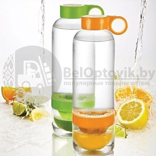 Бутылка соковыжималка Lemon Cup. Summer 2020 (0.83L) Зеленый - фото 5 - id-p179629263