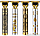 Беспроводной триммер Клипер для окантовки, бороды, усов и арт рисунков ОГОНЬ марки Н-787-32 со съемным, фото 9