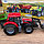Модель трактора: Трактор уборочный с ковшом и стогами сена 1:32 Qunxing Toys 550-35A, фото 4